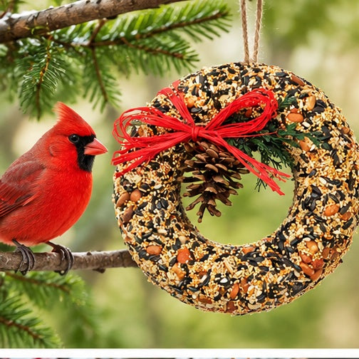 Mr. Bird Wildfeast Wreath Bird Feeder