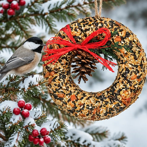 Mr. Bird Wildfeast Wreath Bird Feeder