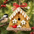 Mr. Bird Poinsettia House Bird Feeder