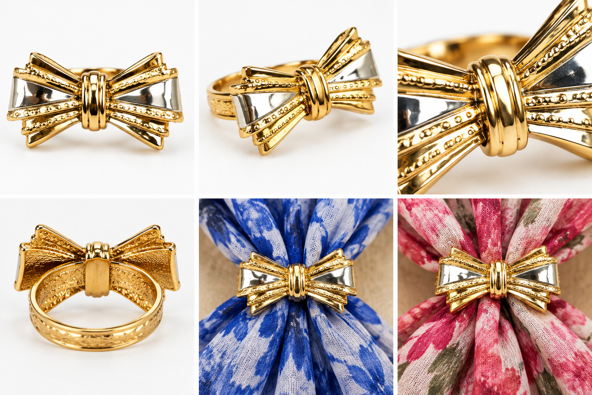 Winton & Waits Shaped Scarf Rings