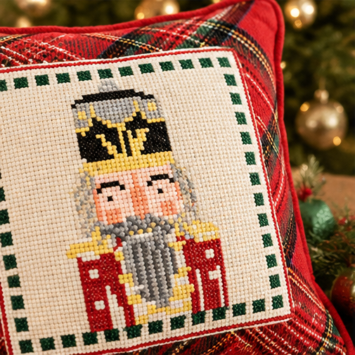 Mud Pie Needle Point Pillow