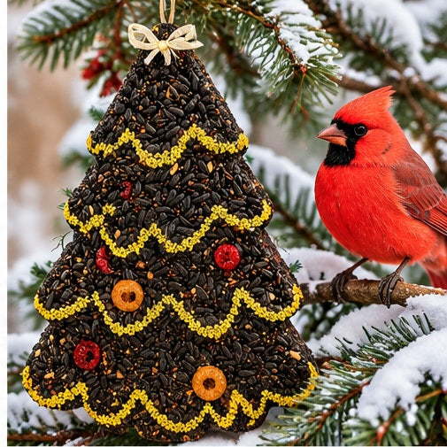 Mr. Bird Christmas Tree Mix Bird Feeder