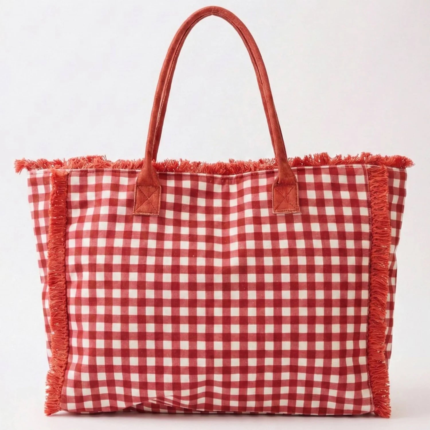 Gingham Check Bag