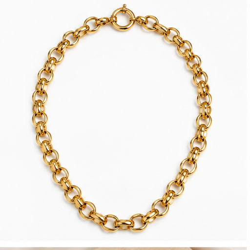 Winton & Waits Gold Rolo Necklace