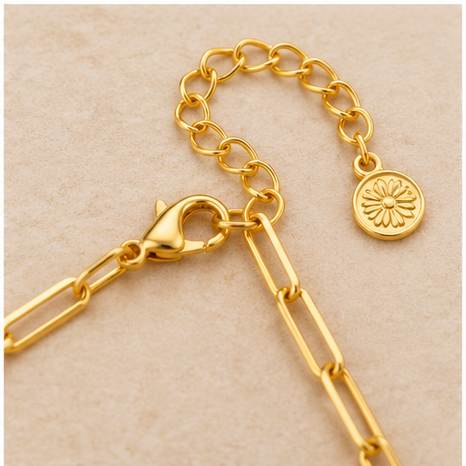 Susan Shaw Elephant Paperclip Necklace
