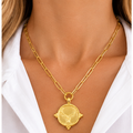 Susan Shaw Stag Paperclip Necklace