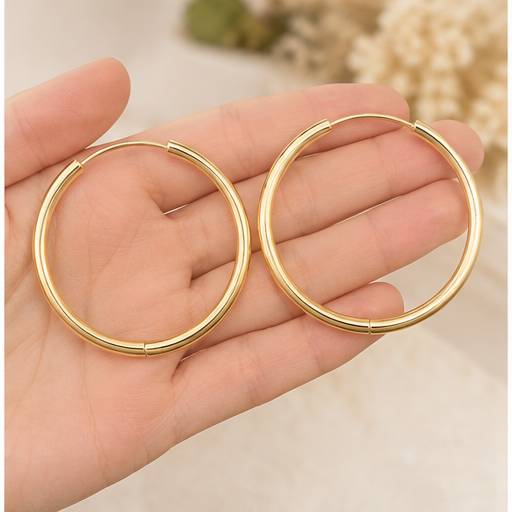 Michelle McDowell Large Hoop Earrings