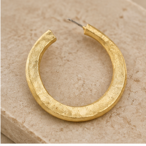 Susan Shaw Hammered Hoops