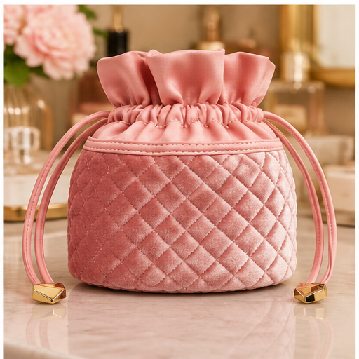 PurseN Ultra Jewelry Case Blush Velvet