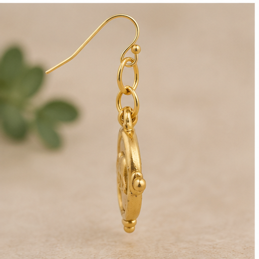 Susan Shaw Elephant Intaglio Earrings