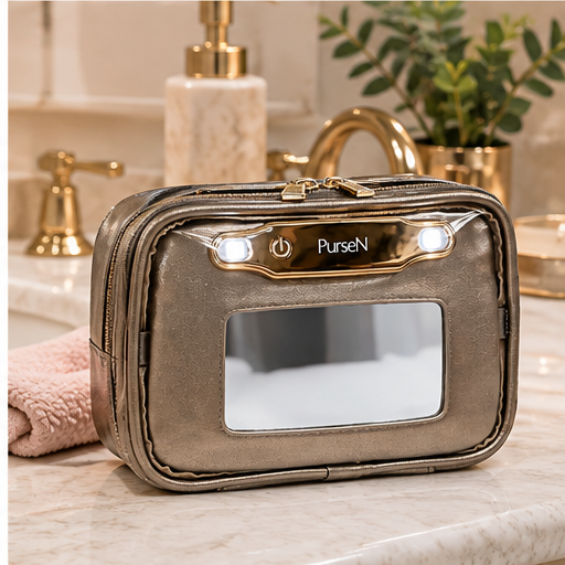 Litt Mini Organizer Glimmer Leopard