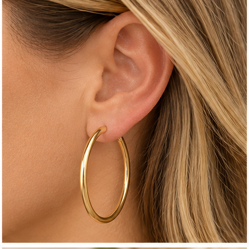 Michelle McDowell Large Hoop Earrings