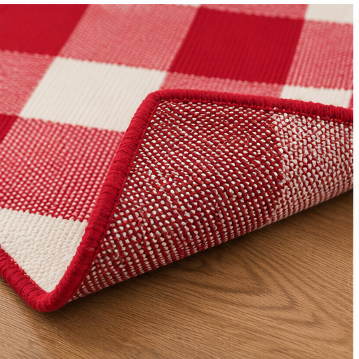 Regal Checkered Area Rug