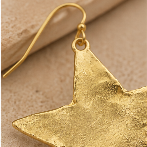 Susan Shaw Star Earrings