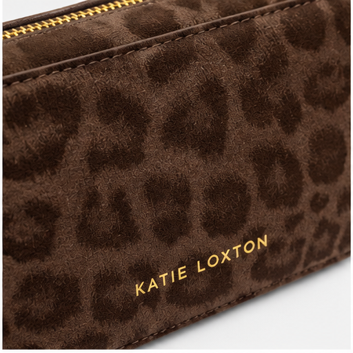 Katie Loxton Chocolate Leopard Avery Small Crossbody
