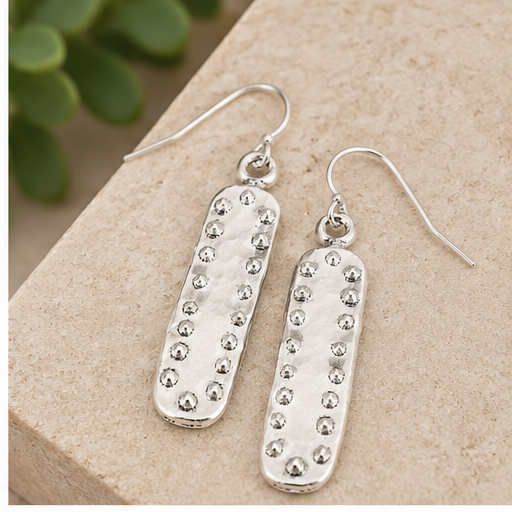 Susan Shaw Dotted Bar Earrings