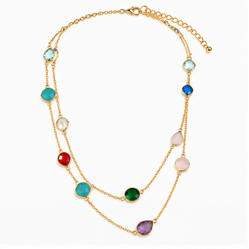 Winton & Waits Scattered Stone Necklace