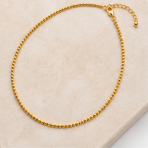 Winton & Waits Gold Ball Chain Necklace