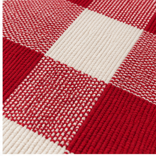 Regal Checkered Area Rug