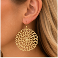 Susan Shaw Filigree Clover Earrings