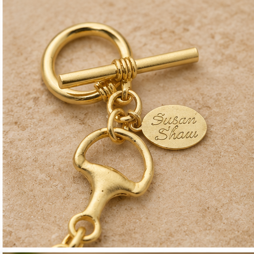 Susan Shaw Horse Bit Toggle Bracelet