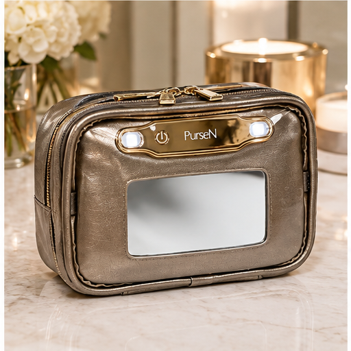 Litt Mini Organizer Glimmer Leopard