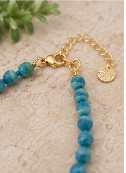 Susan Shaw Cross Turquoise Necklace