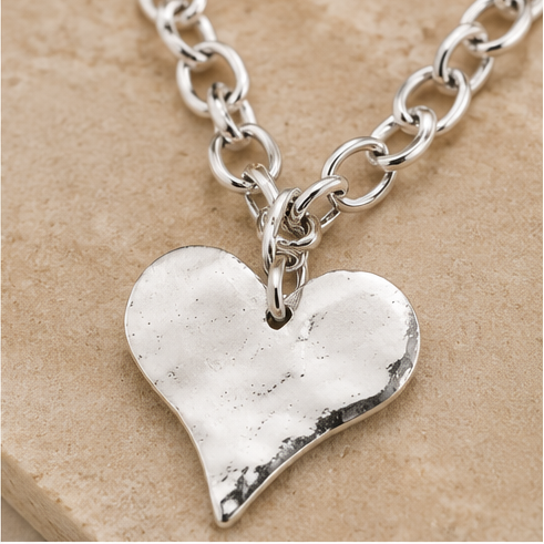 Susan Shaw Large Heart Necklace