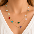 Winton & Waits Scattered Stone Necklace