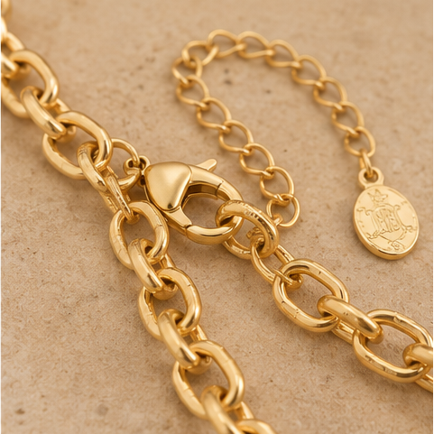 Susan Shaw Gold Open Cross Necklace
