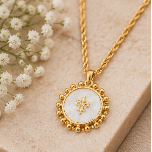 Susan Shaw Sophie Fleur de Lis Necklace