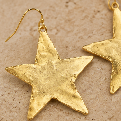 Susan Shaw Star Earrings