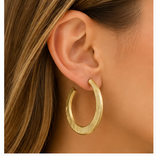 Susan Shaw Hammered Hoops