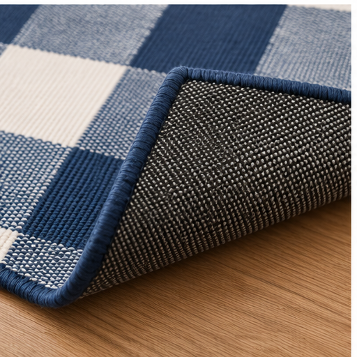 Regal Checkered Area Rug