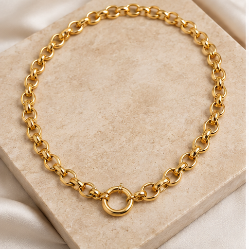 Winton & Waits Gold Rolo Necklace