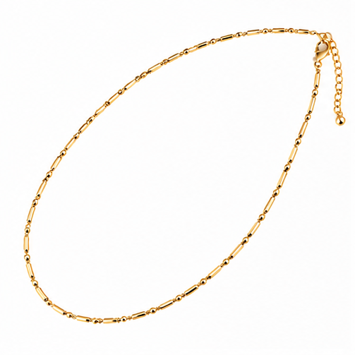 Winton & Waits Gold Dot Dash Necklace