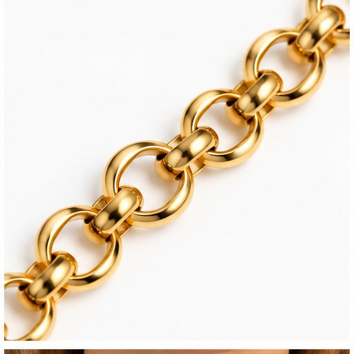 Winton & Waits Gold Rolo Necklace
