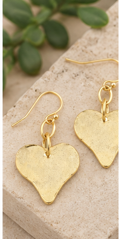 Susan Shaw Heart Earrings