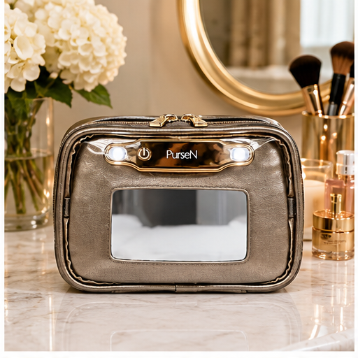 Litt Mini Organizer Glimmer Leopard