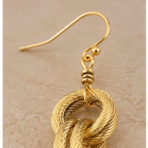 Susan Shaw Double Link Chain Earrings
