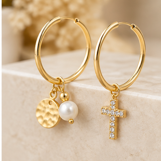 Michelle McDowell Large Hoop Earrings