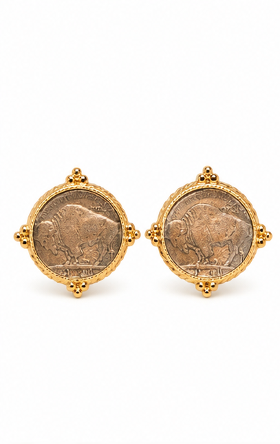 Susan Shaw Buffalo Nickel Studs
