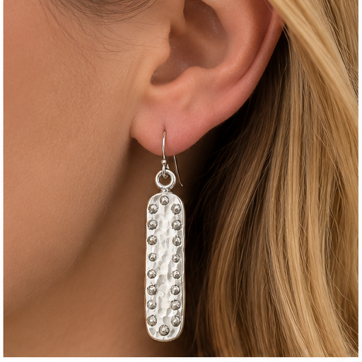 Susan Shaw Dotted Bar Earrings