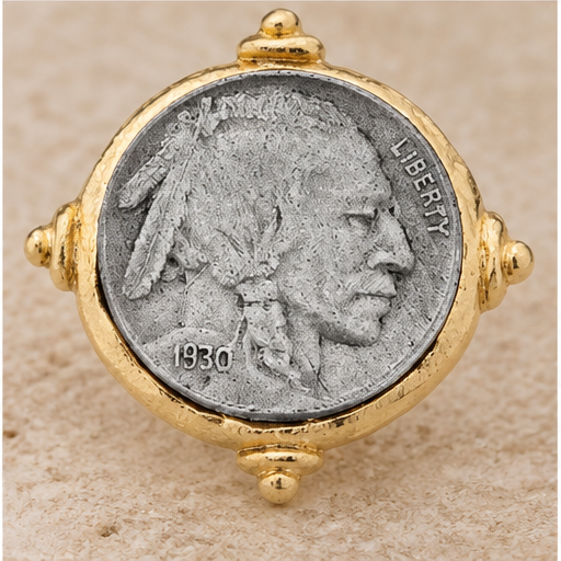Susan Shaw Indian Nickel Studs