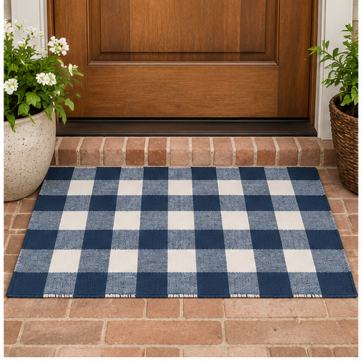 Regal Checkered Area Rug
