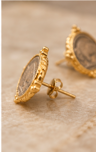 Susan Shaw Buffalo Nickel Studs