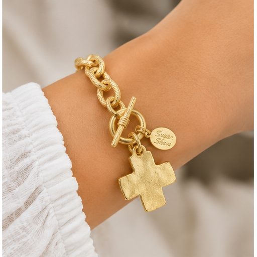 Susan Shaw Cross Toggle Bracelet