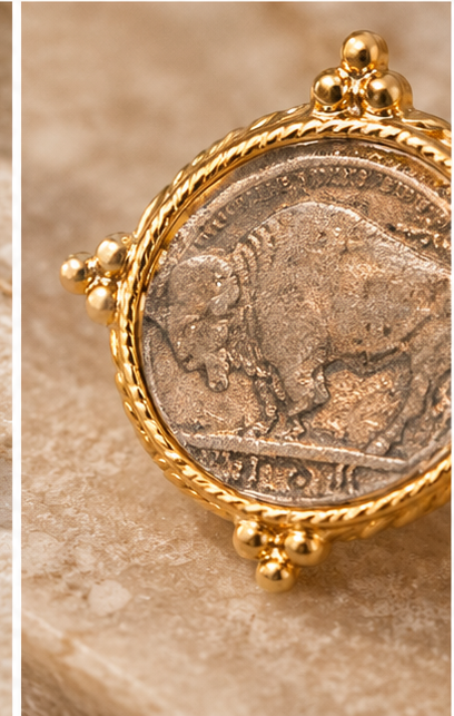 Susan Shaw Buffalo Nickel Studs