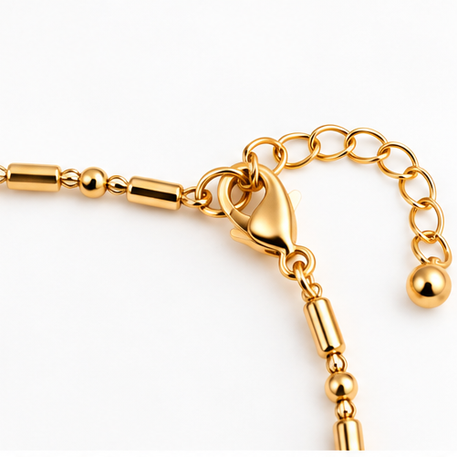 Winton & Waits Gold Dot Dash Necklace