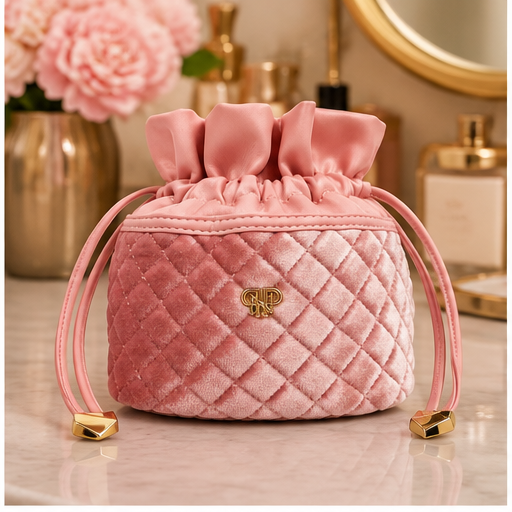 PurseN Ultra Jewelry Case Blush Velvet
